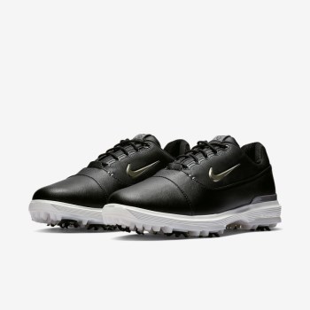 Nike Air Zoom Victory Pro - Férfi Golf Cipő - Fekete/Fehér/Metal